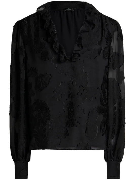 Jacquard Blouse