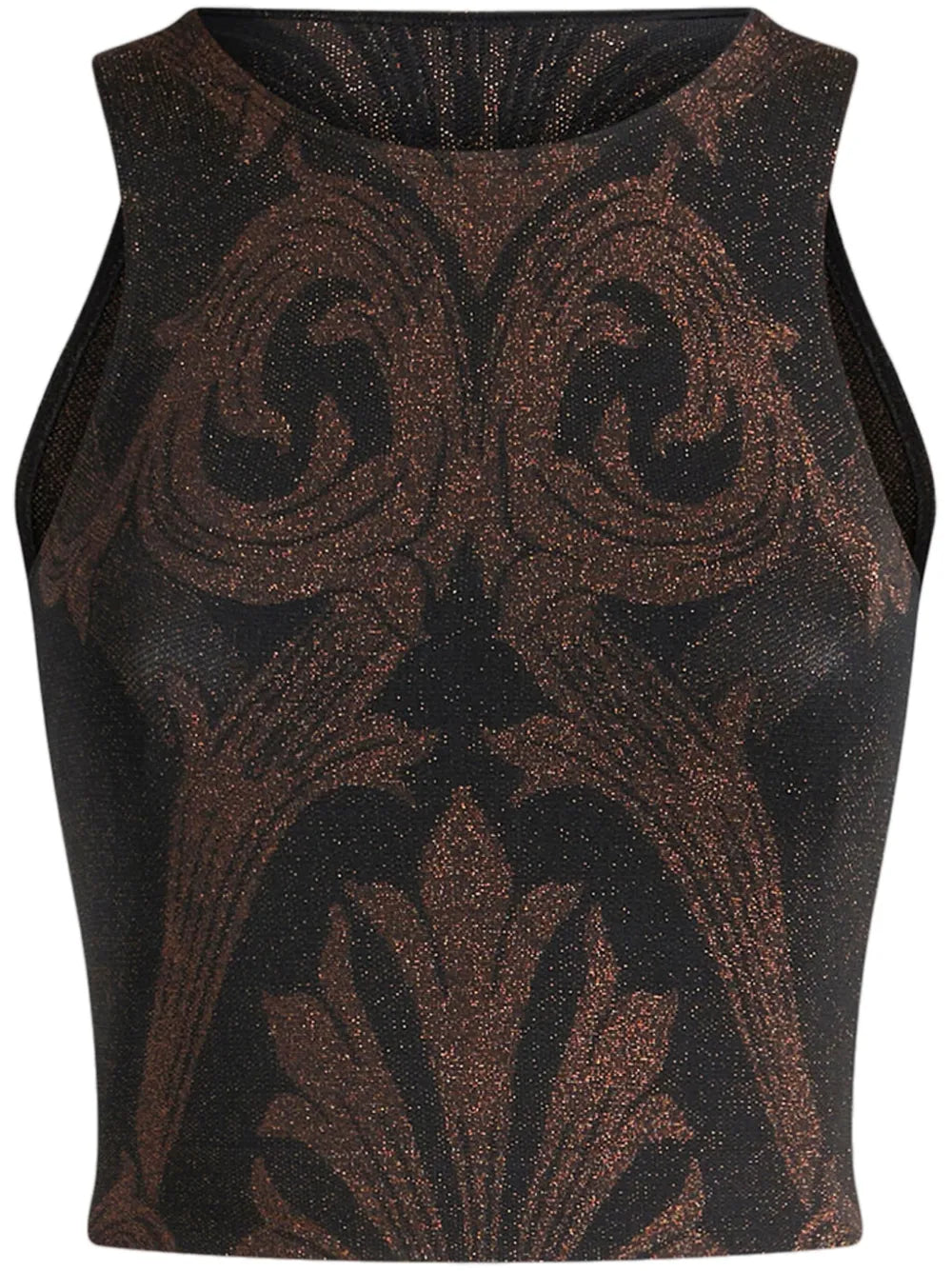 Metallic Jacquard Tank Top