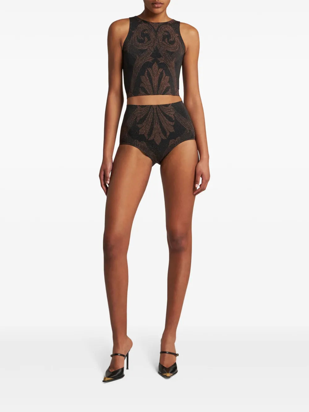 Glitter Jacquard Shorts