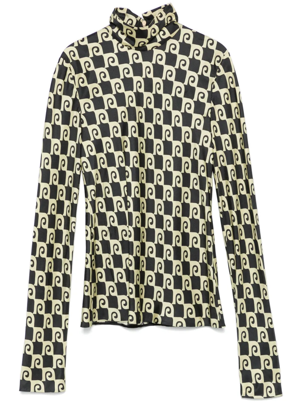 Roll-Neck Long-Sleeve Top