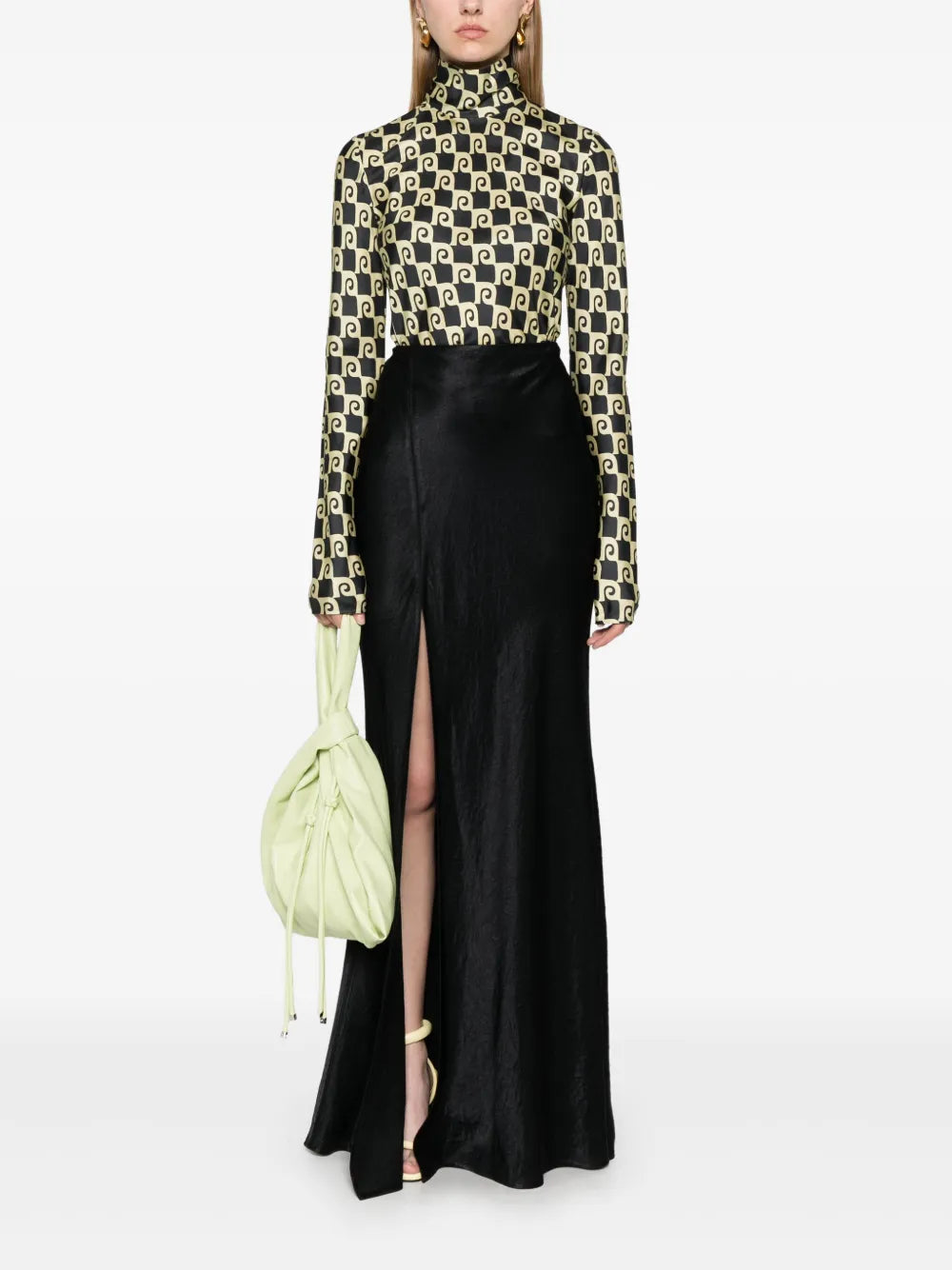 Roll-Neck Long-Sleeve Top