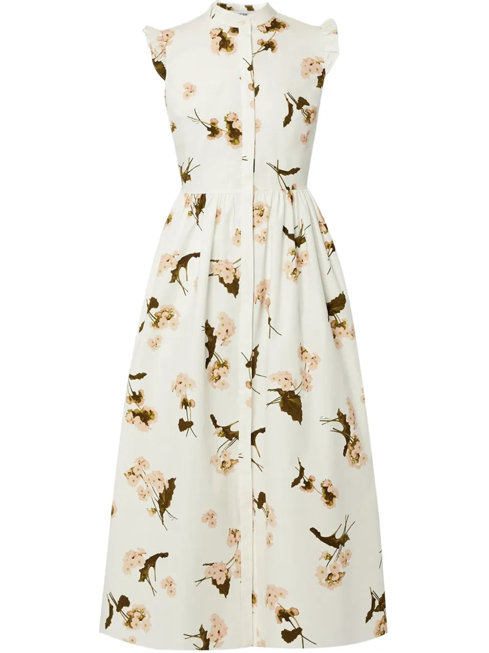 Flared Sleeves Midi Dress