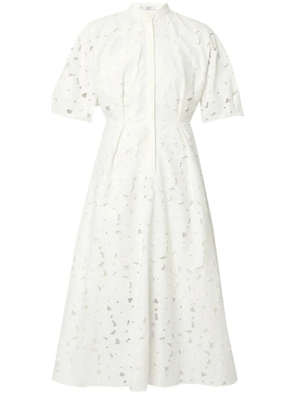 Short-Sleeve Midi Dress