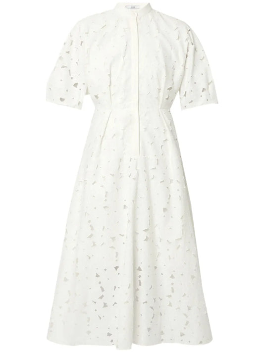 Short-Sleeve Midi Dress