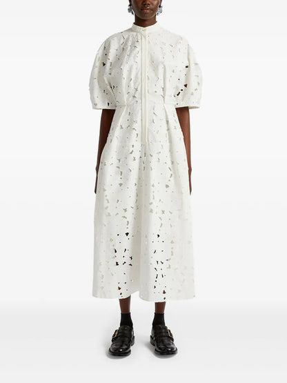 Short-Sleeve Midi Dress