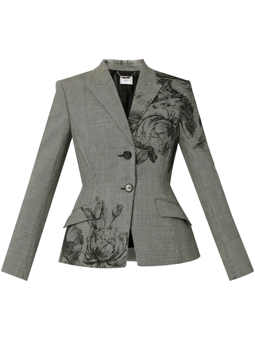 Floral-Print Blazer