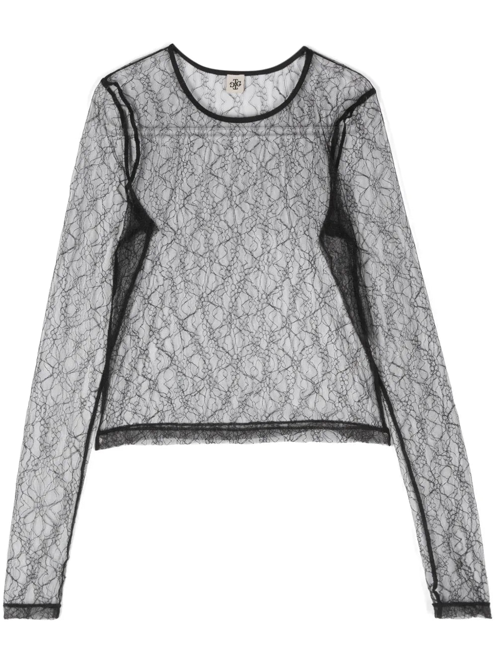 Semi-Sheer Blouse