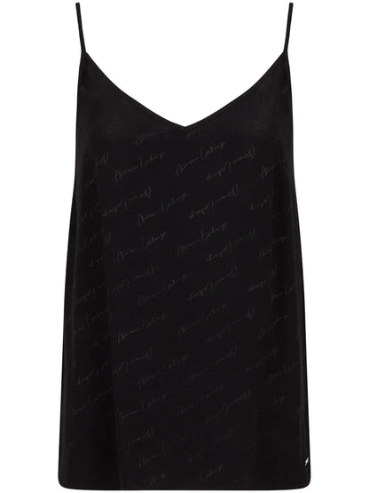 Monogram-Pattern Tank Top