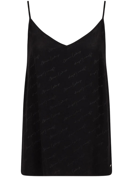 Monogram-Pattern Tank Top
