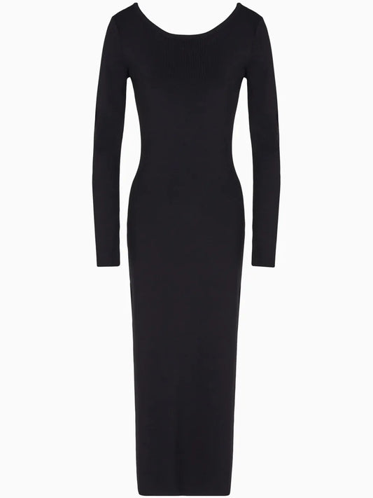 Boat-Neck Dress