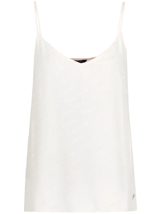 Monogram-Pattern Tank Top