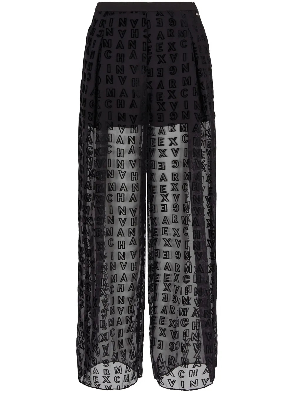 Monogram-Pattern Palazzo