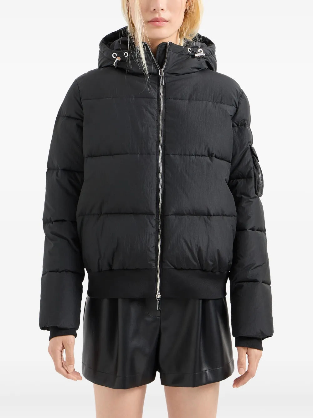 Logo-Patch Puffer Jacket