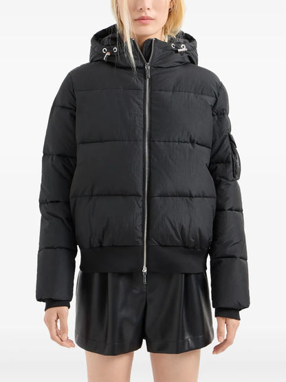 Logo-Patch Puffer Jacket