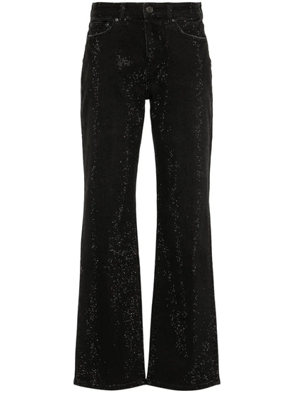 Crystal-Embellished Jeans