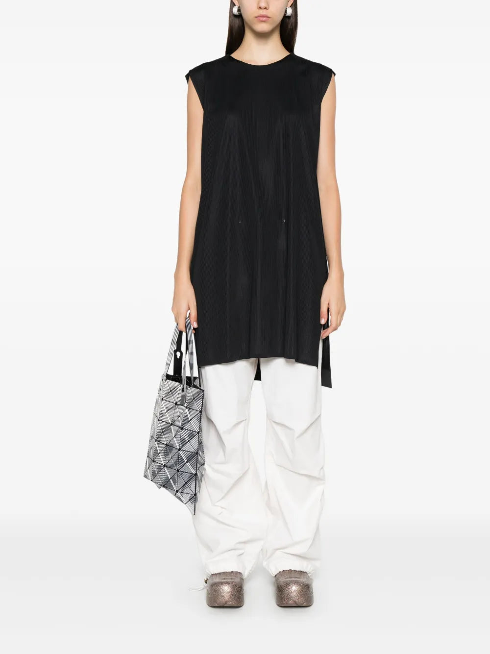Plissé Tank Top