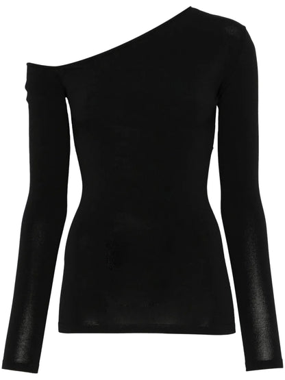 Asymmetric-Neck Top
