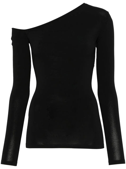 Asymmetric-Neck Top