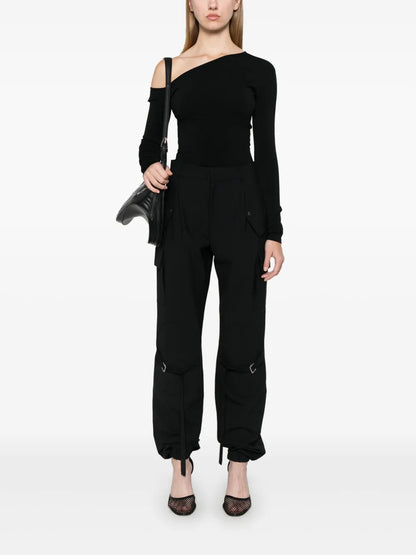 Asymmetric-Neck Top
