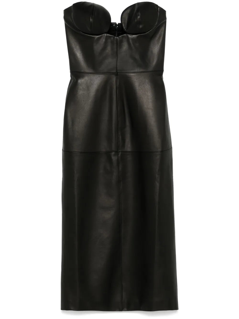 Leather Midi Dress