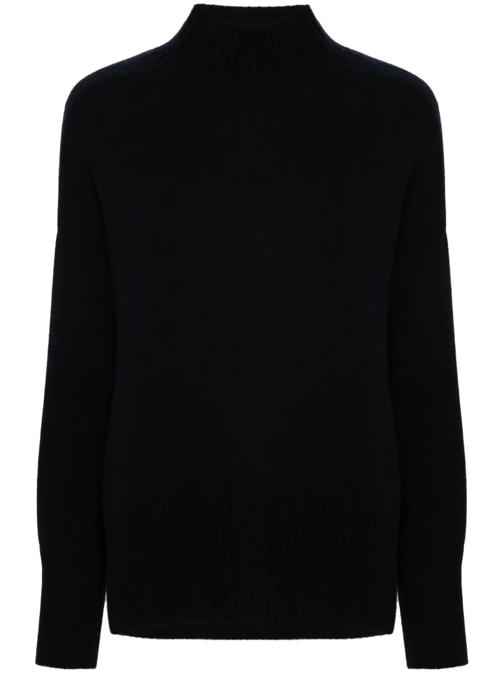 Mock-Neck Cashmere Sweater