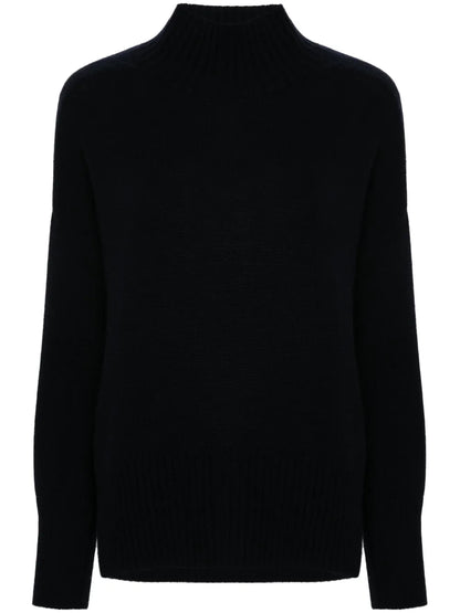 Mock-Neck Cashmere Sweater