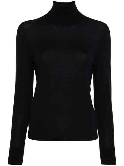 Roll-Neck Virgin Wool Sweater