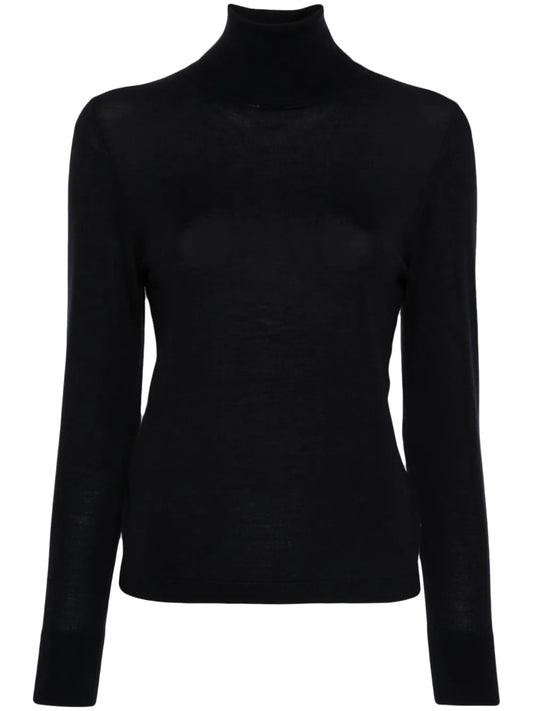 Roll-Neck Virgin Wool Sweater