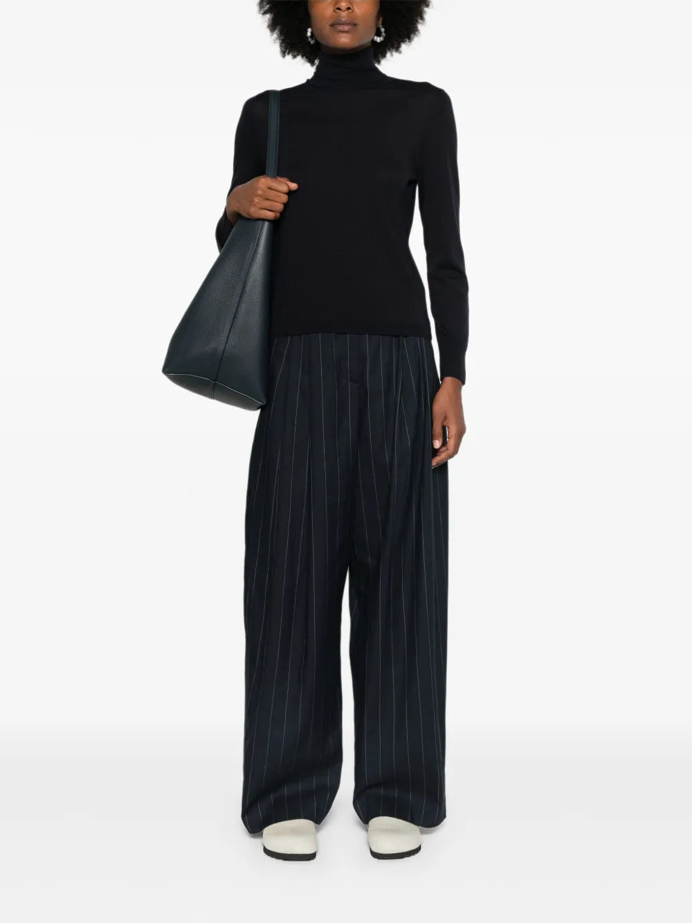Roll-Neck Virgin Wool Sweater
