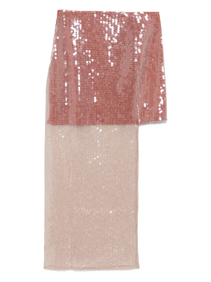 Asymmetric Midi Skirt