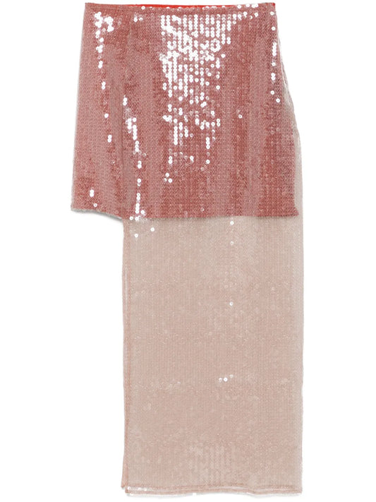 Asymmetric Midi Skirt