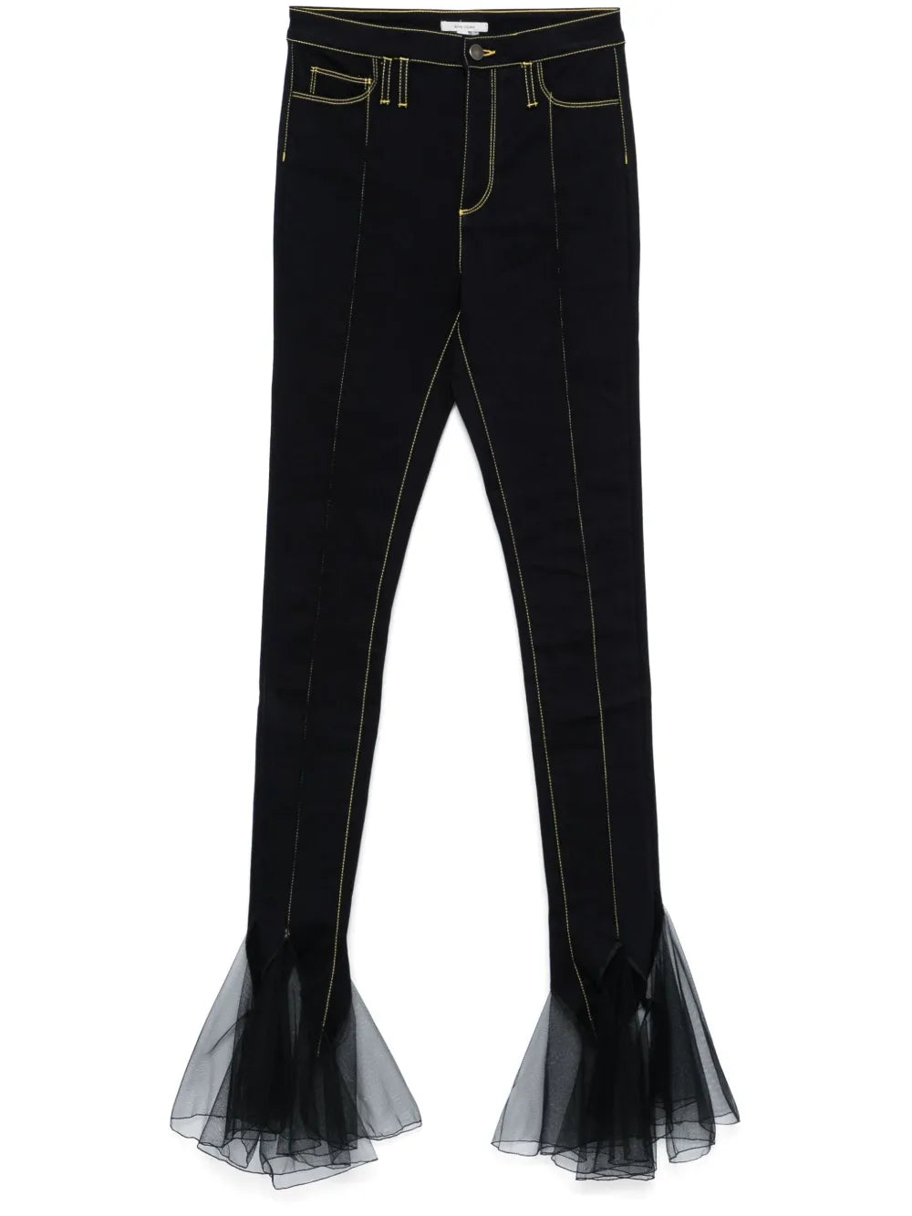 Godet-Detail Jeans