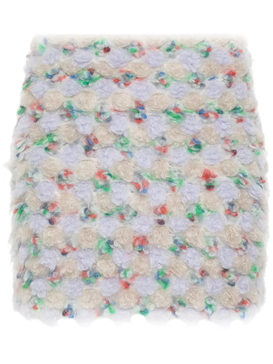 Bouclé Mini Skirt