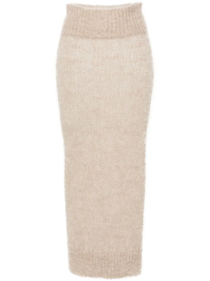 Brushed Maxi Skirt