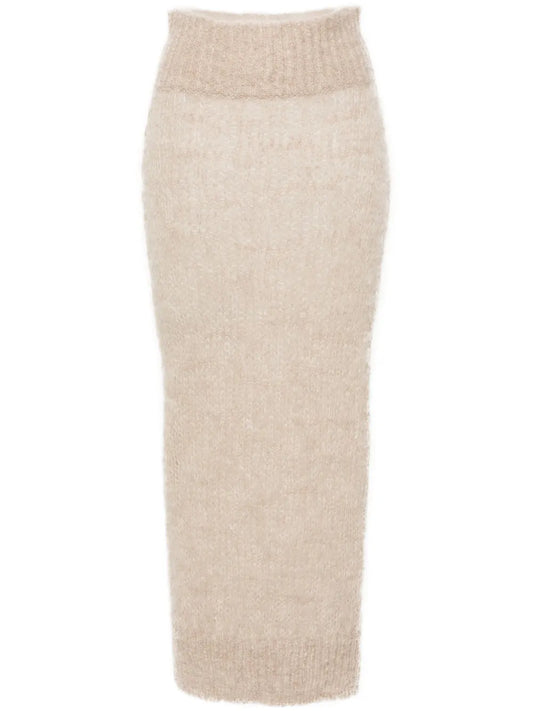 Brushed Maxi Skirt