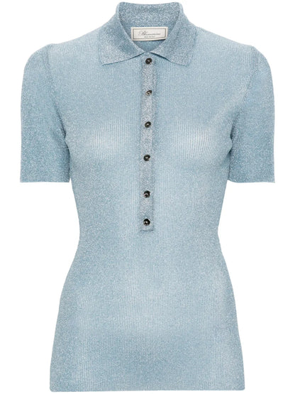 Lurex Polo Top