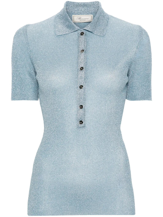 Lurex Polo Top