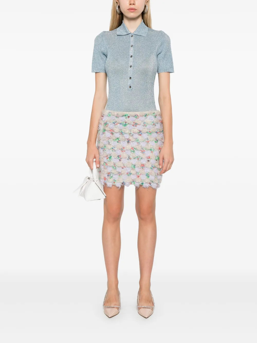 Lurex Polo Top