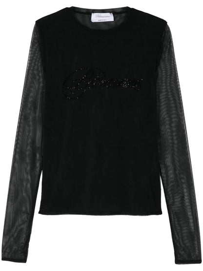 Rhinestone-Logo T-Shirt