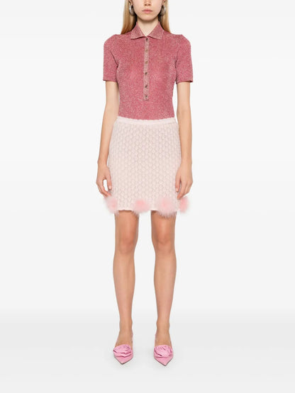 Lurex Polo Top