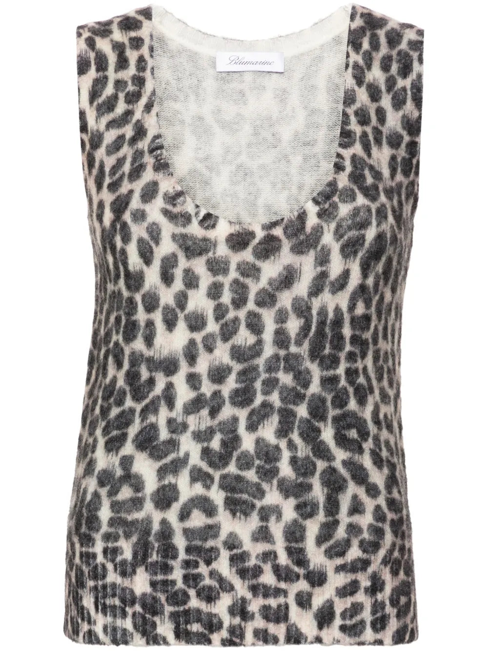 Leopard-Print Tank Top