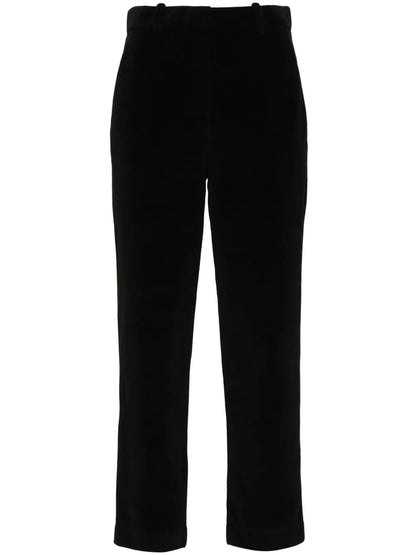 Velour Tapered Trousers