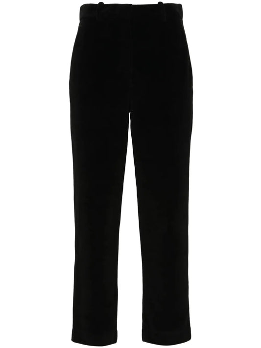 Velour Tapered Trousers