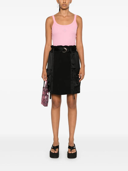 Belted Mini Skirt