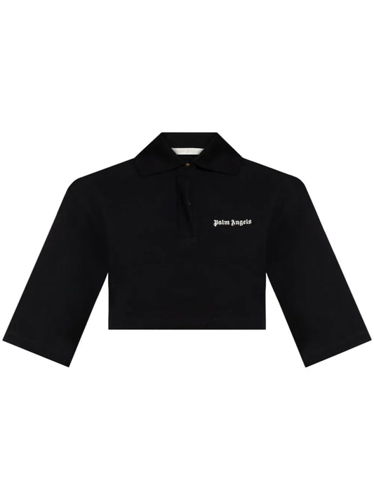 Cropped Polo Shirt