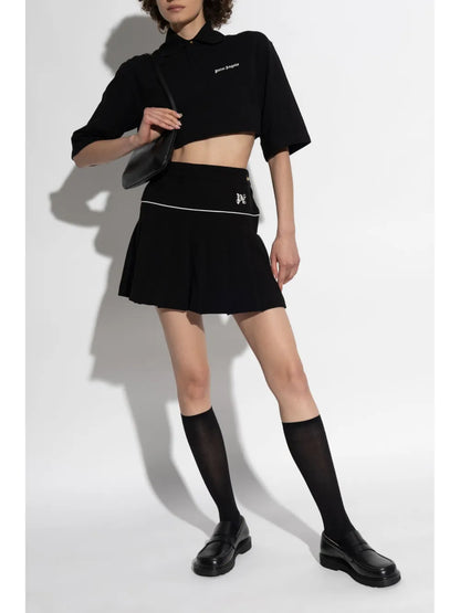 Cropped Polo Shirt