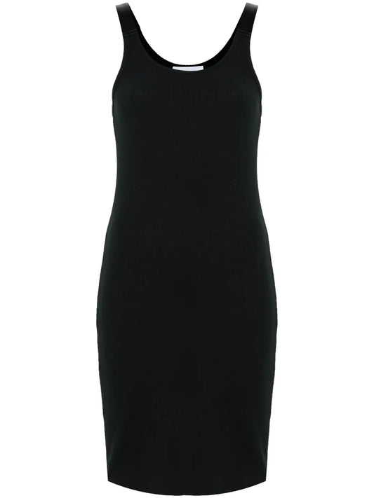 Fine-Ribbed Mini Dress