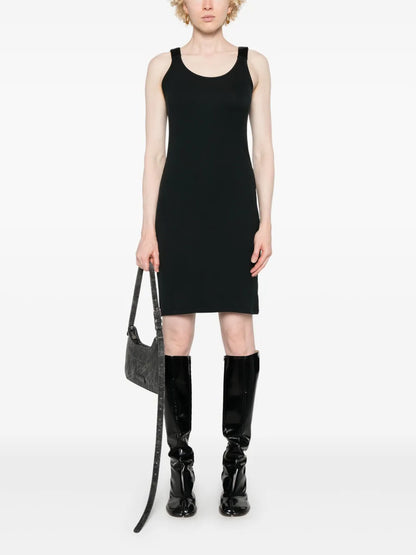 Fine-Ribbed Mini Dress