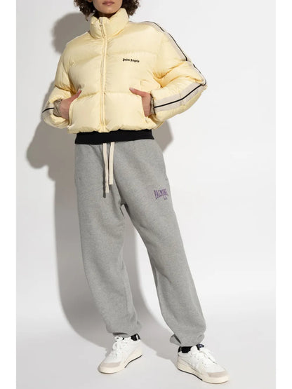 Logo-Embroidered Puffer Jacket