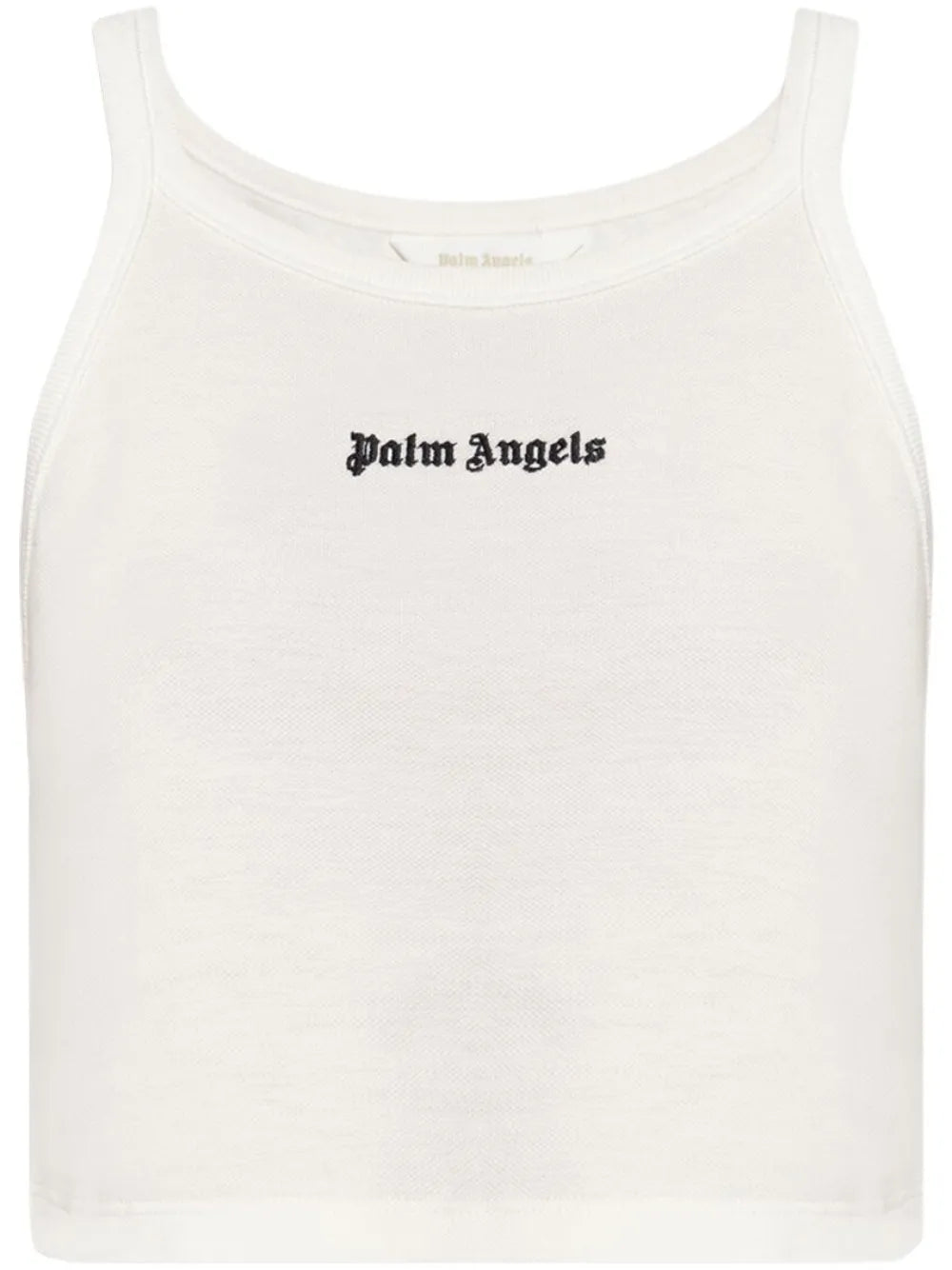 Logo-Embroidered Ribbed Tank Top
